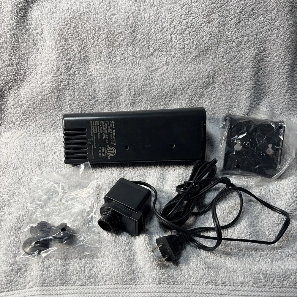 Aquasyncro GF-400 Corner Filter, Fish Filter, Ac 120v